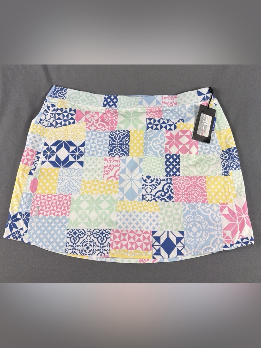 RLX Ralph Lauren Womens Golf Skort Floral Tile Print Large Multicolor MSRP $148